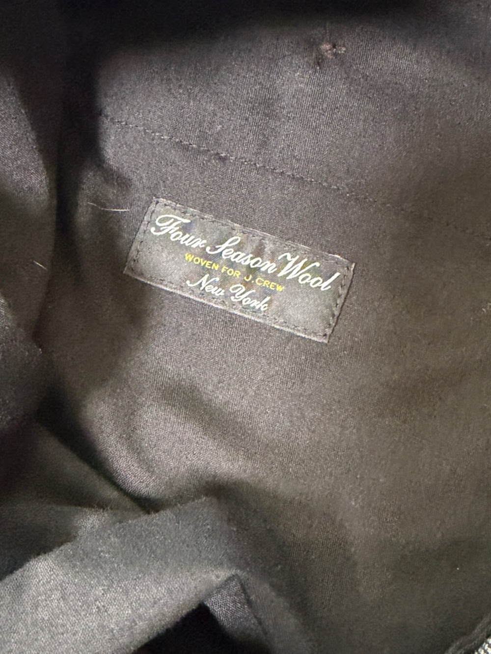 J Crew Ludlow Slim Glen Plaid Grey Dress Pants 31x32 EUC - Picture 10 of 14